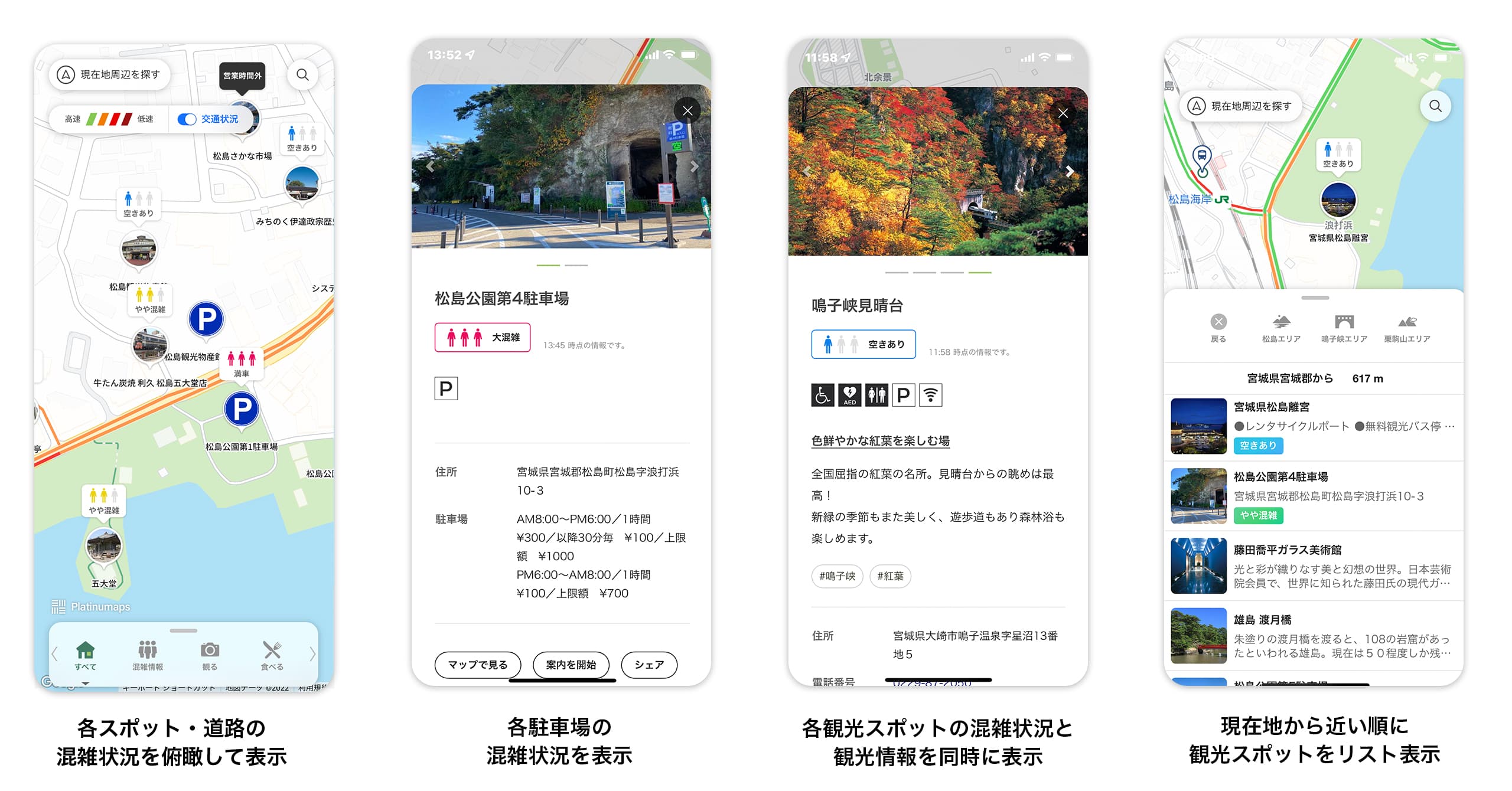 AIカメラ、センサー、アプリ等の活用であらゆる観光地の混雑状況を可視化