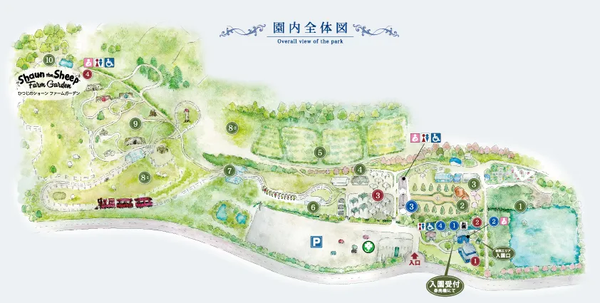 イラストマップは頻繁に更新できず、古い情報がそのままに